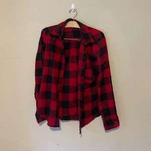 Red and Black - Plaid flannel